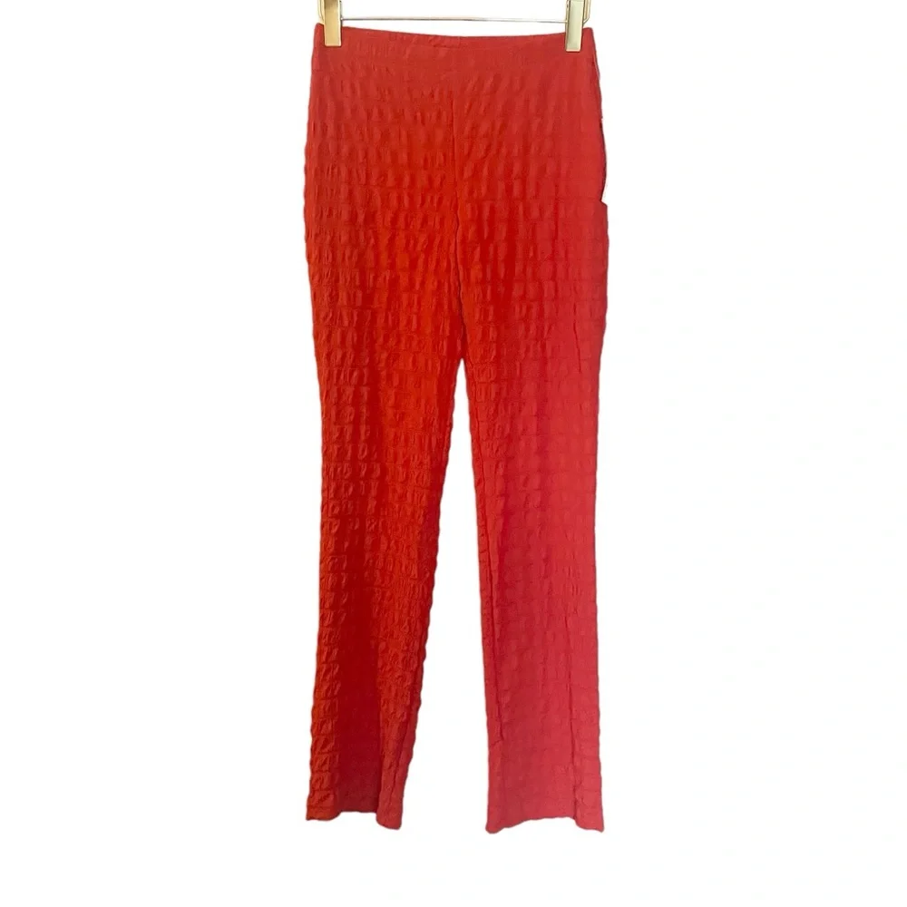 Urban Outfitters Shirred Pant in Orange-Red - Picture 3 of 10